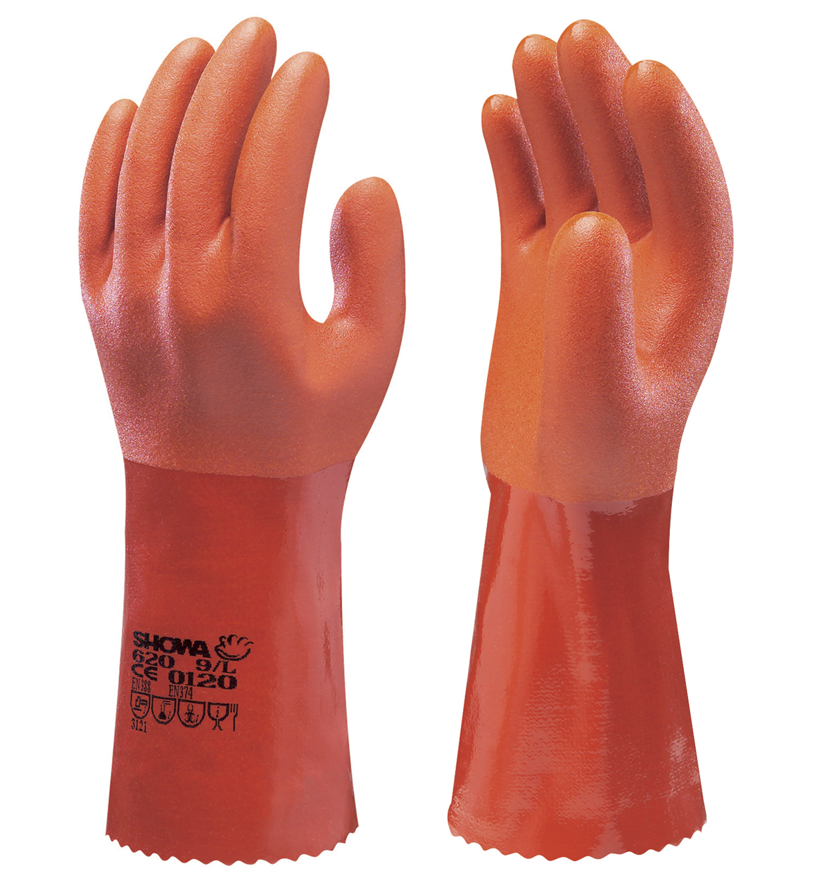 Showa 620 orange handsker - SikkerhedsGiganten