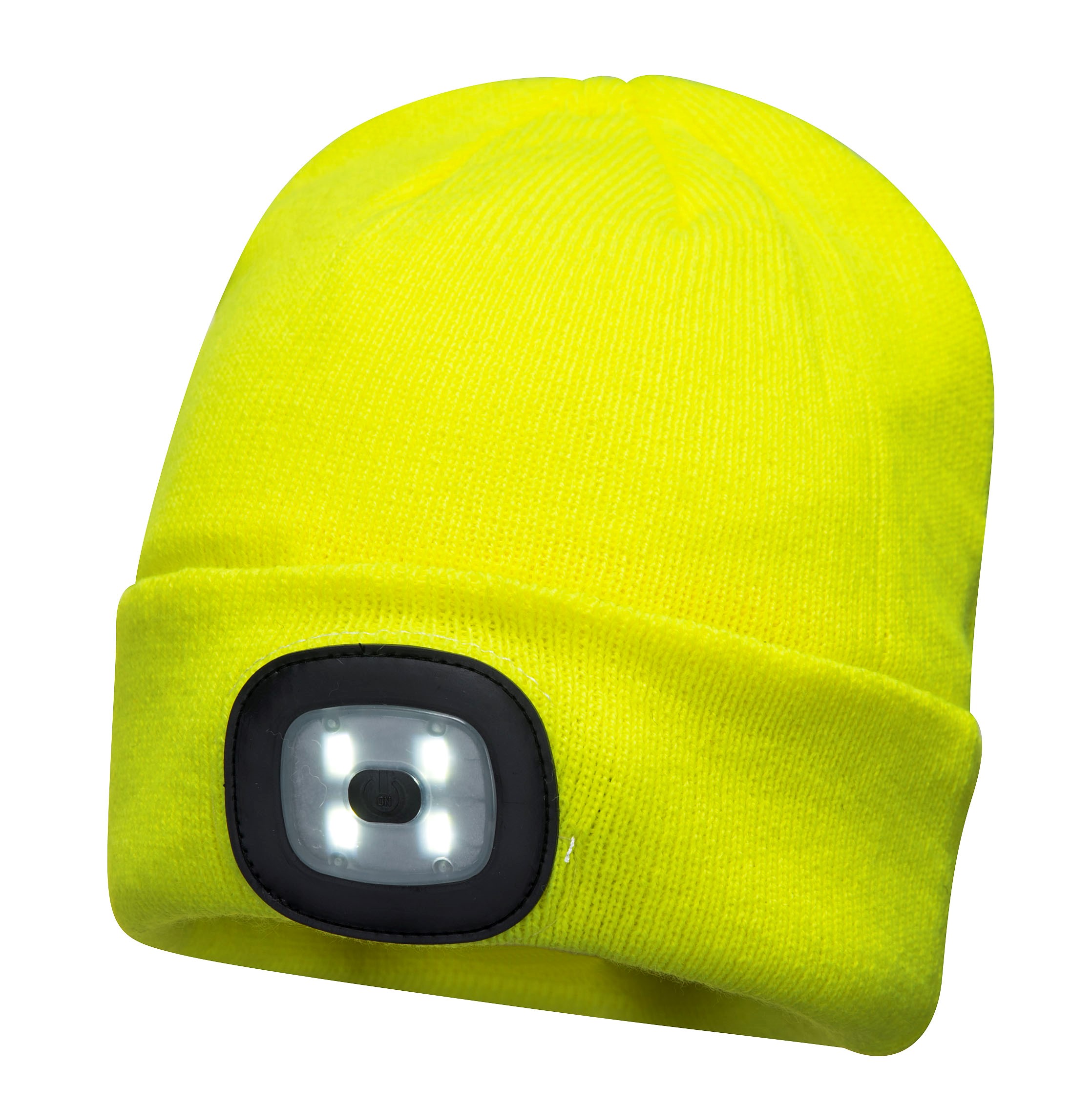 Beaine hue opladeligt LED gul - Hatte og huer - SikkerhedsGiganten