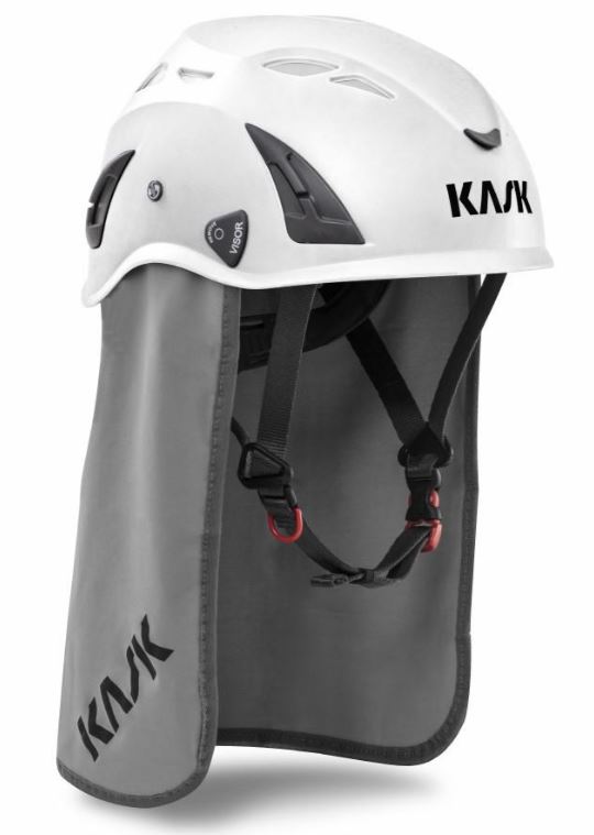 Nakkeslag Kask AQ Plasma hjelme - Grå - Kask tilbehør - SikkerhedsGiganten