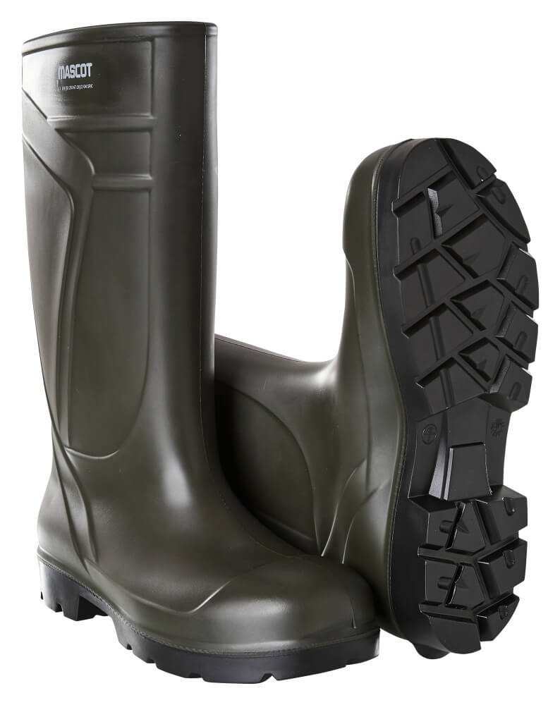 Footwear Cover PU-sikkerhedsstøvler S5 - mørk oliven - SikkerhedsGiganten